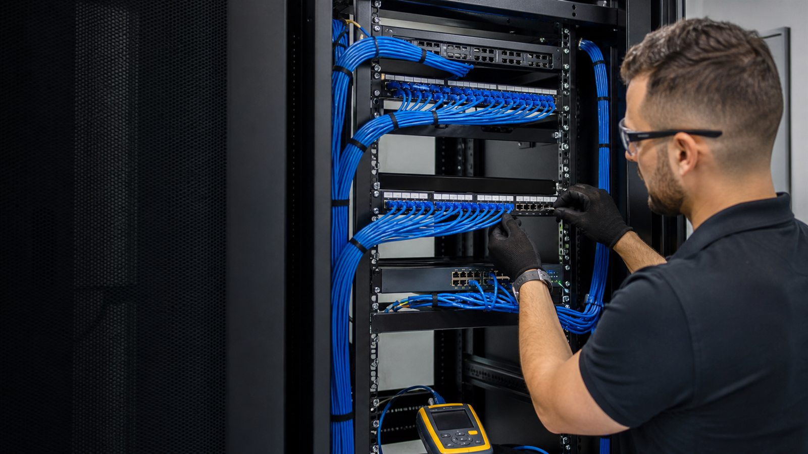 Instalaci&oacute;n y etiquetado profesional de cableado estructurado